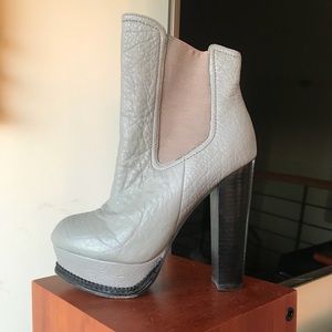 Jeffrey Campbell Grey Platform Boots, club kids